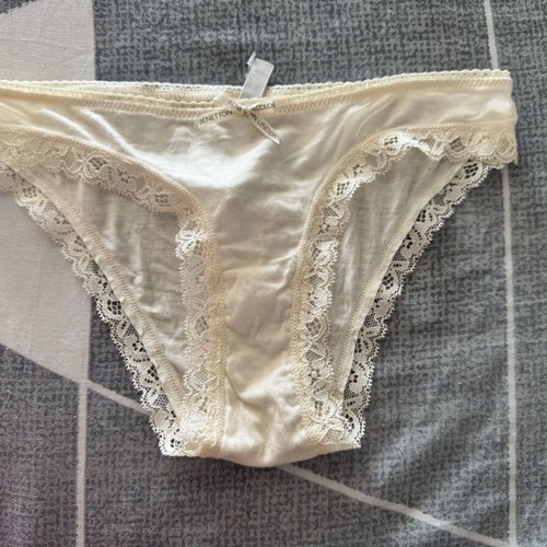Beneto Maretti women's underwear new, white and beige, extra small