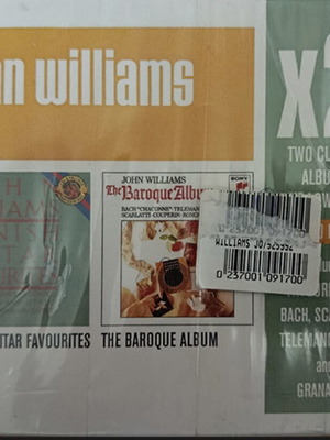 John Williams Spanish Guitar Favourites / The Baroque Album 2× CD Limited Edition
