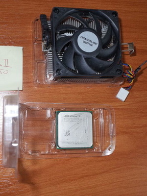 AMD Athlon II x2 250 AM3 CPU μεταχειρισμένο με ψύκτρα