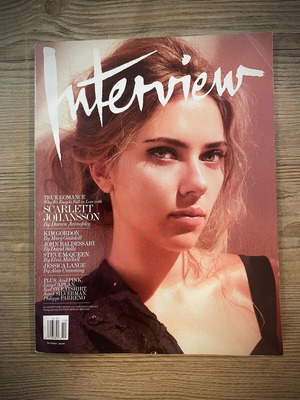 Interview Magazine collectible issue with Scarlett Johansson like new