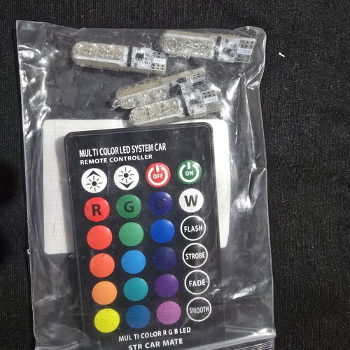LED Car Lighting Kit H4 C6 LED, H1 LED & RGB T10 with Remote