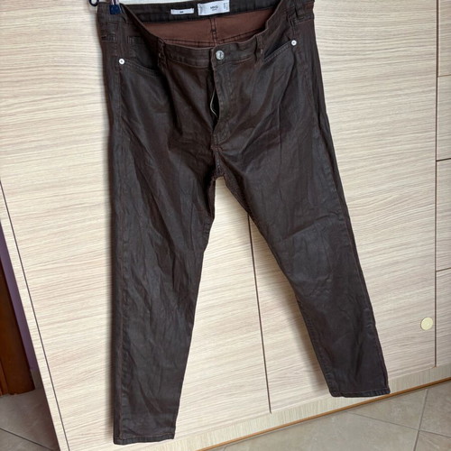Mango fitted brown pants like new, size XXL