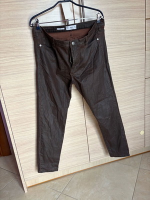 Mango fitted brown pants like new, size XXL