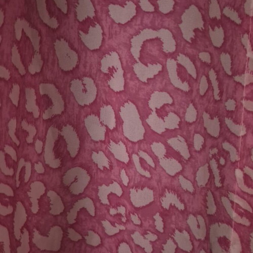 Animal Print Shirt used, pink, XL size