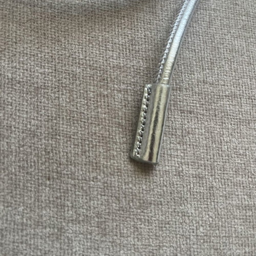 Cos leather belt like new, adjustable, silver