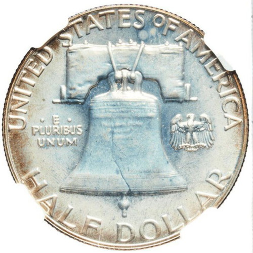 Silver Franklin Half Dollar 1963 PF65 NGC