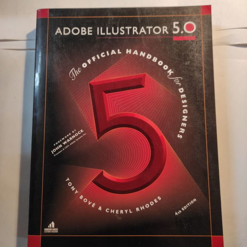 Adobe Illustrator 5.0 The Official Handbook for Designers like new