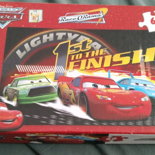 Cars puzzle 60 pieces like new, children's