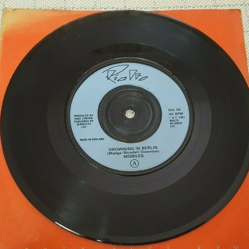 Mobiles Drowning In Berlin 7' vinyl used, electronic
