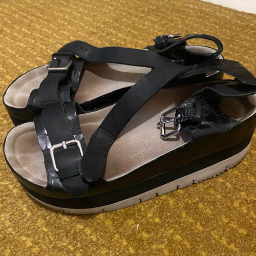Ash flatforms size 38 used leather