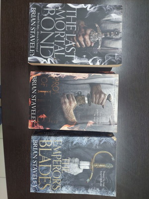 Chronicles of the Unhewn Throne Trilogy by Brian Staveley like new