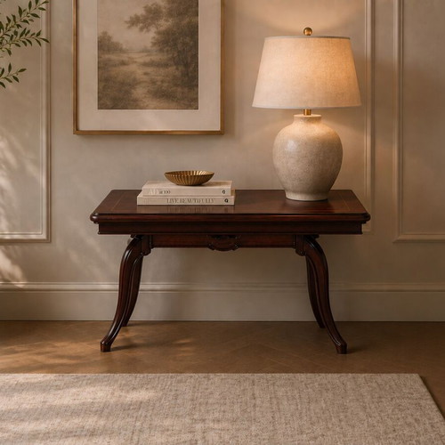 Handmade solid wood coffee table like new