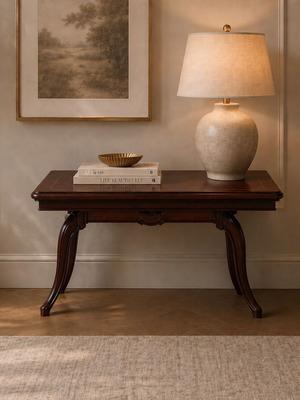 Handmade solid wood coffee table like new