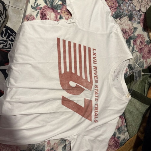 Short-sleeve shirt white XXL like new
