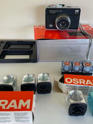 Κάμερα Agfamatic 100 Sensor σαν καινούργιο με 6 καινούρια φλας Osram Magicubes