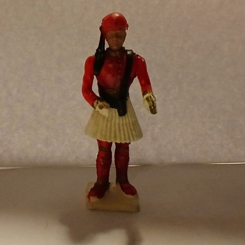 Athina Evzones Flag Bearer Figurine used