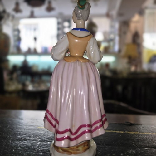Augarten Wien Austria porcelain figurine 23 cm handpainted used
