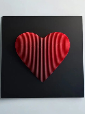 3D Love Decorations New, Handmade 3D Printed