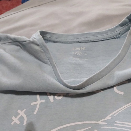 Jean Bermuda and Tshirt No 10 like new, blue
