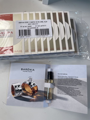 Barénia Pleine Fleur Eau de Parfum tester 2 ml, pack of 20