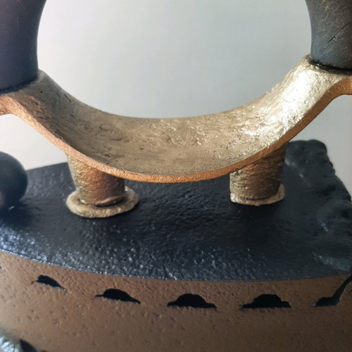 Charcoal iron used from 1920-30 with thorough restoration