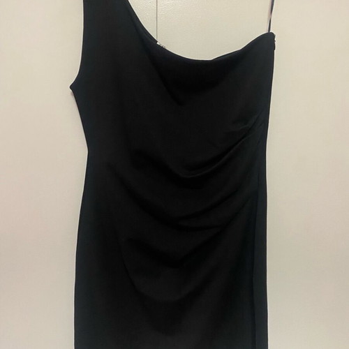 black cotton slip dress ZARA DRESS