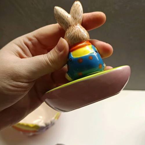 Set of 3 Easter ceramic decorations like new