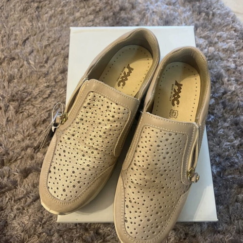 Imac anatomical women's shoes new, beige gold, size 38