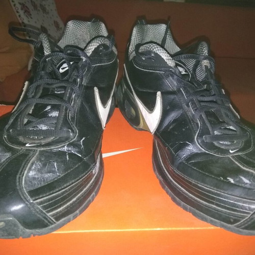 Nike Air Max size 46 used black athletic shoes