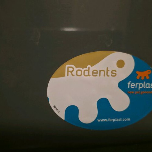 Ferplast Rabbit and Rodent Cage XL used, metal mesh