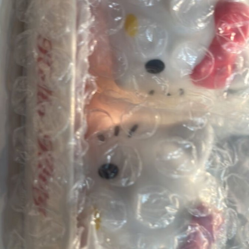 Hello Kitty salt and pepper shakers with tray