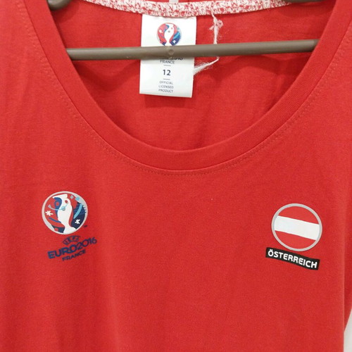 Austria UEFA Euro 2016 cotton T-shirt size S like new