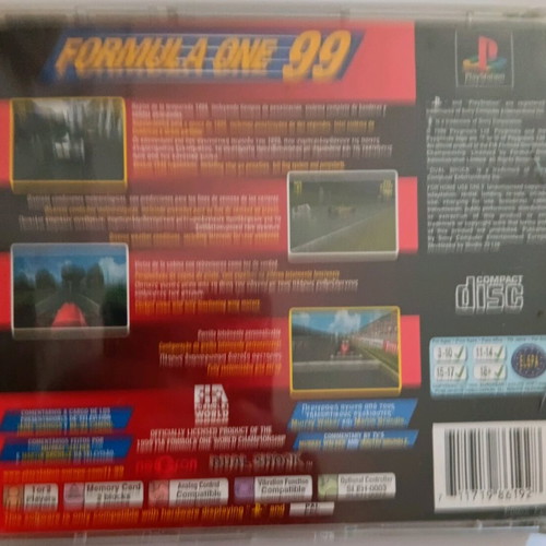 Formula One 99 for PlayStation (PS1) used, without cover and manual