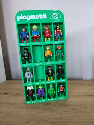3D Playmobil DC Stand New Made of PLA Plastic