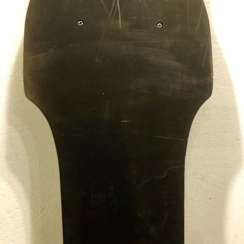 Decorative sword used on wooden wall mount with stainless steel blade