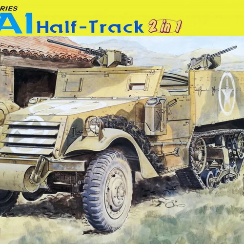1/35 Dragon 6329 M2A1 Half-Track model kit new