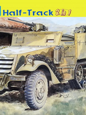 1/35 Dragon 6329 M2A1 Half-Track model kit new