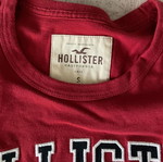 Hollister red longsleeve shirt used, size S