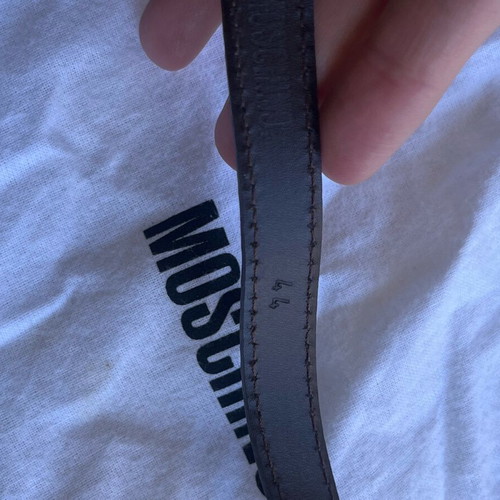 Moschino red belt like new