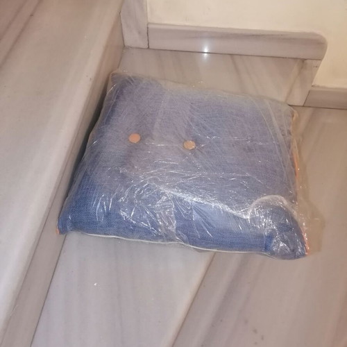 Handmade laboratory pillows two pieces, new 0.45x0.45