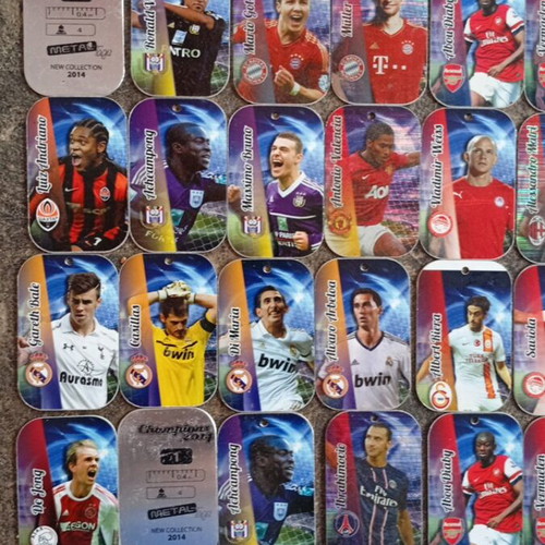 Metal Tags Champions 2014 collection like new
