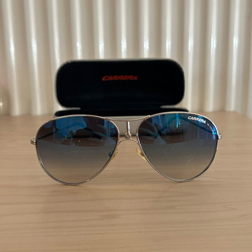 Carrera 4/B Aviator sunglasses with original case, grey