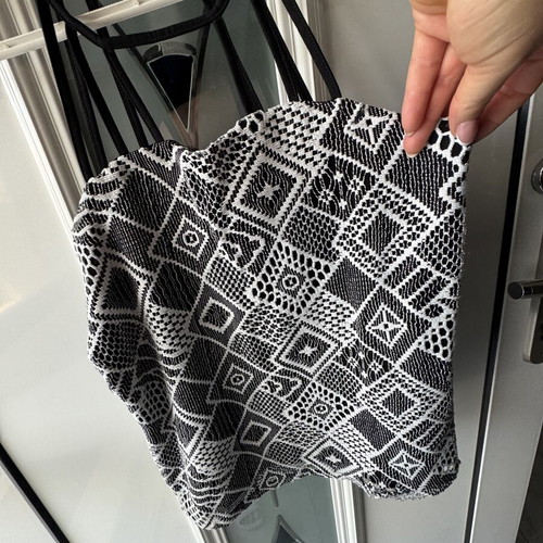 Blouse new, size XL, black and white