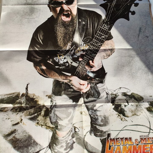 Double poster Slayer and Blind Guardian used, Metal Hammer 56x76 cm