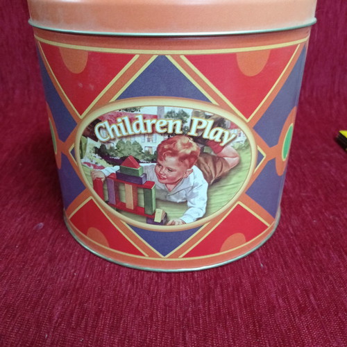 Christmas metal box used