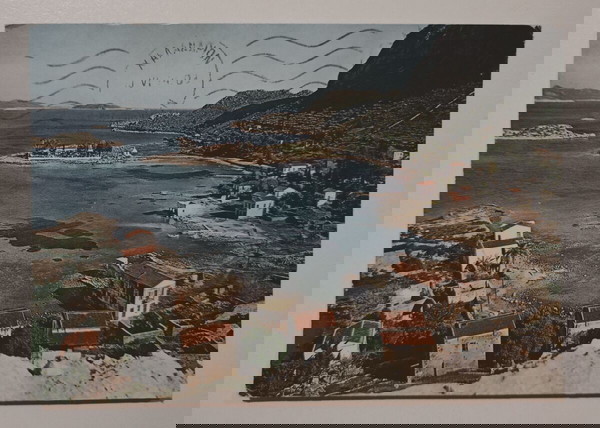 Καρτ ποστάλ "ΚΑΣΤΕΛΟΡΙΖΟ (ΜΕΓΙΣΤΗ) - ΜΑΝΔΡΑΚΙ", έγχρωμο.