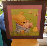 Disney wooden frames 40x40 cm like new, set of 2 from Holland