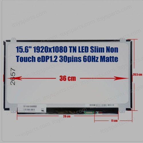 Laptop Screen B156HTN03.8 15.6'' 1920x1080 WUXGA FHD LED 30pin new