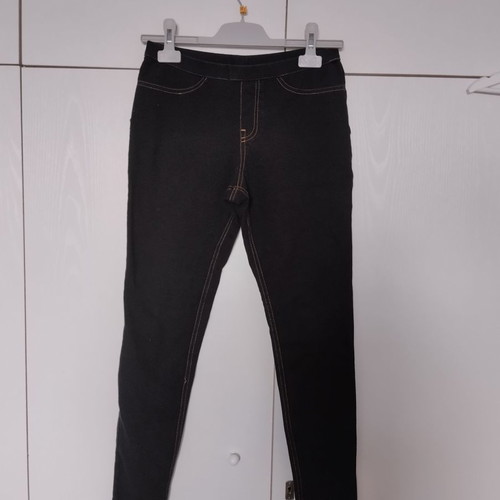 HUE women's denim leggings small used, black
