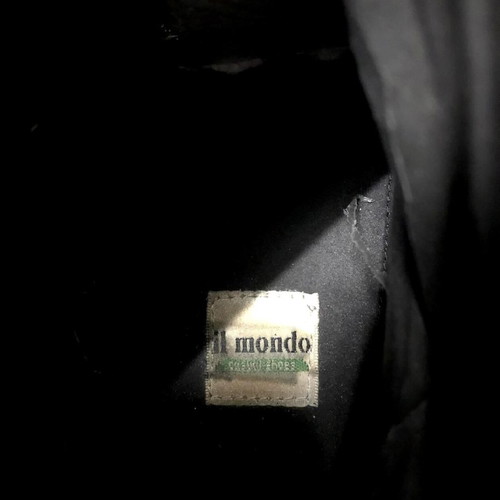 Il Mondo boots used, black leather, size 42